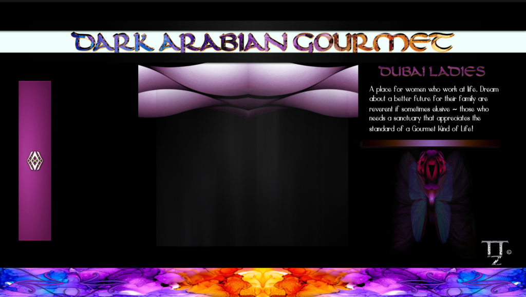 Dark Arabian gourmet